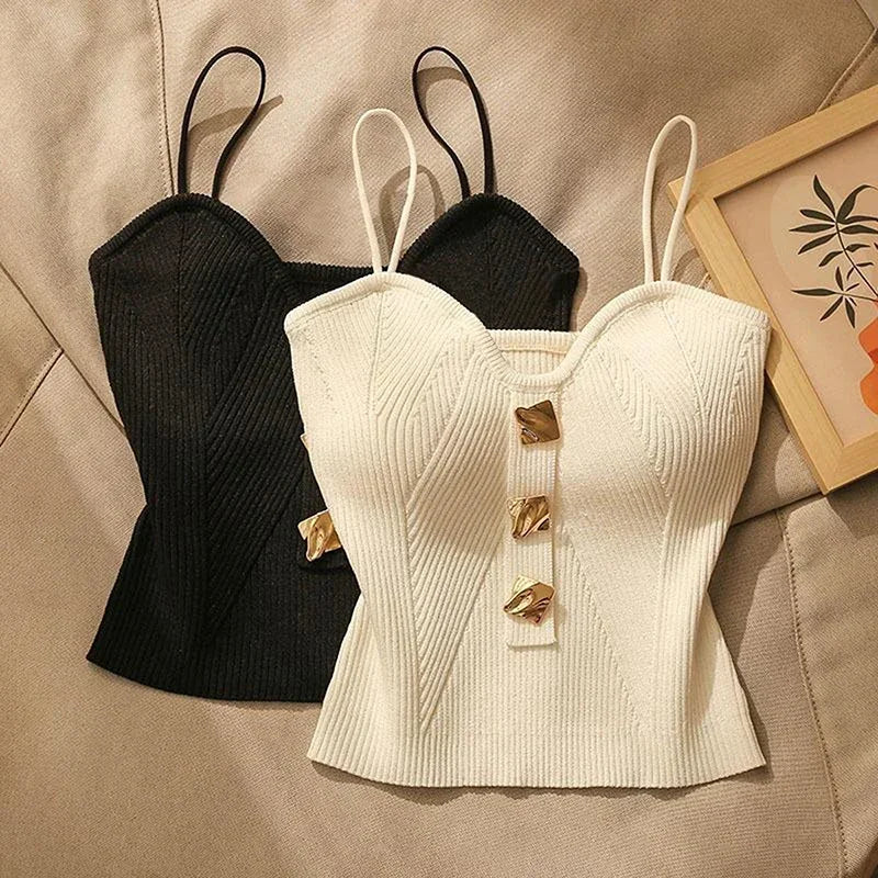 Summer Cross-Knit Suspender Women&