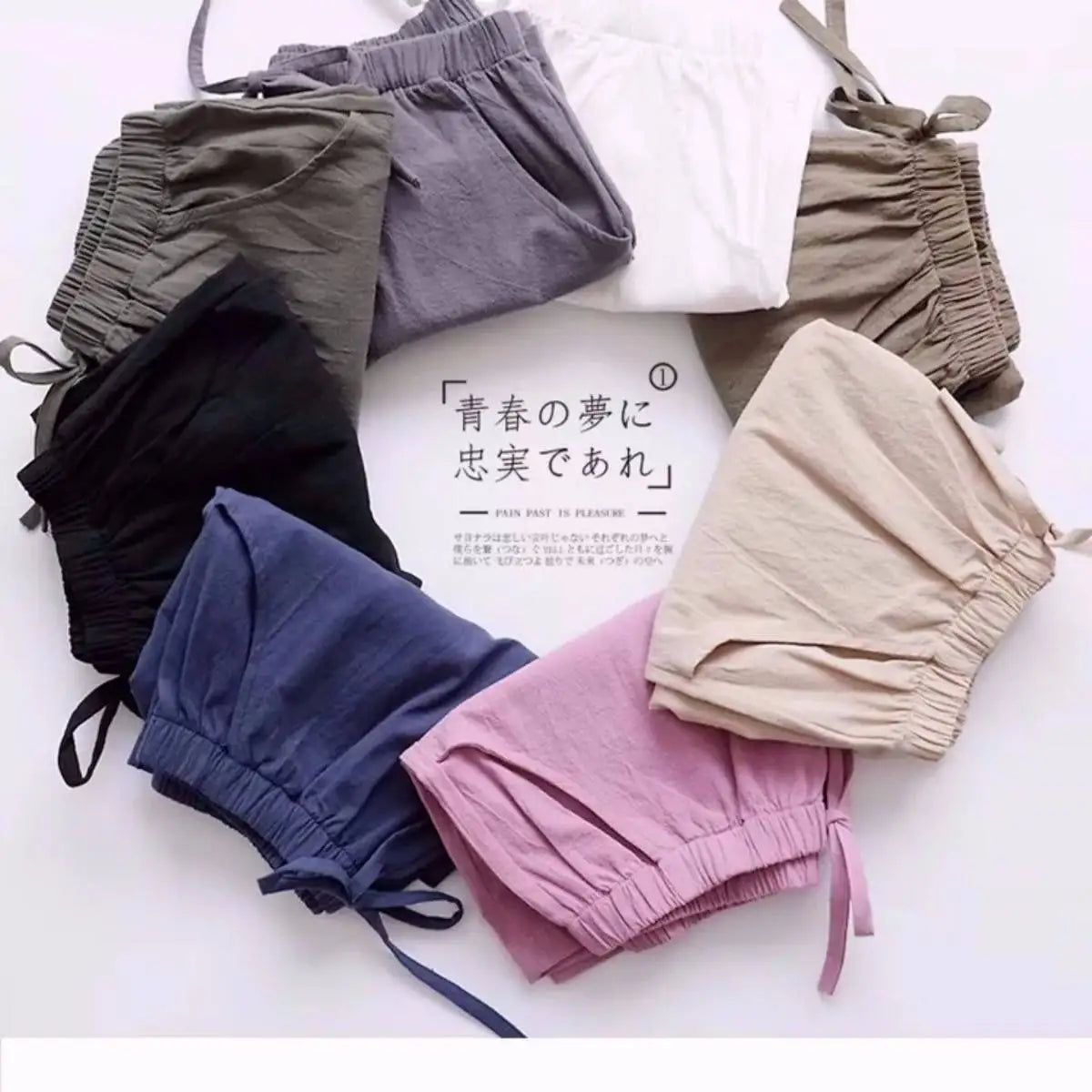 Women’s Summer Cotton Linen High-Waist Shorts | Casual Sports &amp; Fashion Shorts