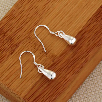 Sterling Silver Heart Stud Earrings for Women