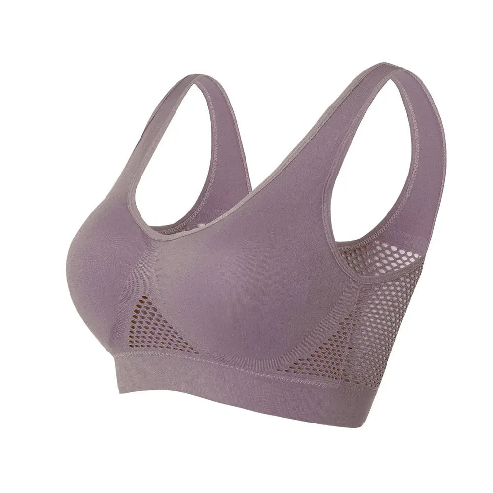 Sport Bra Top Breathable Brassieres Removable pad Sports bras Woman Running Gym Clothing Wireless Underwear For Women Yoga Bra