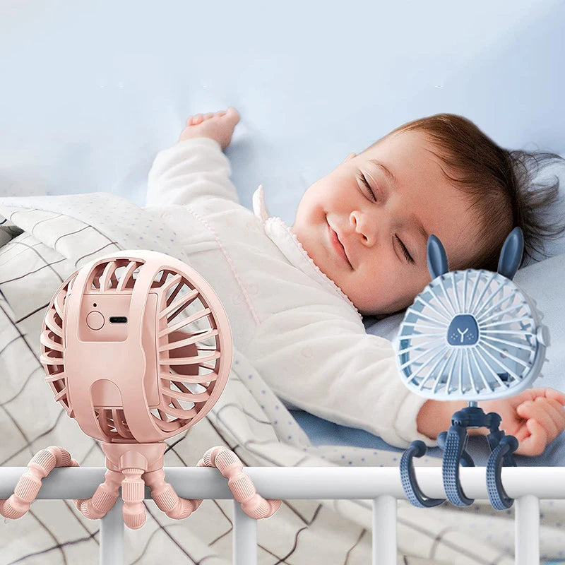 Portable USB Rechargeable Fan
