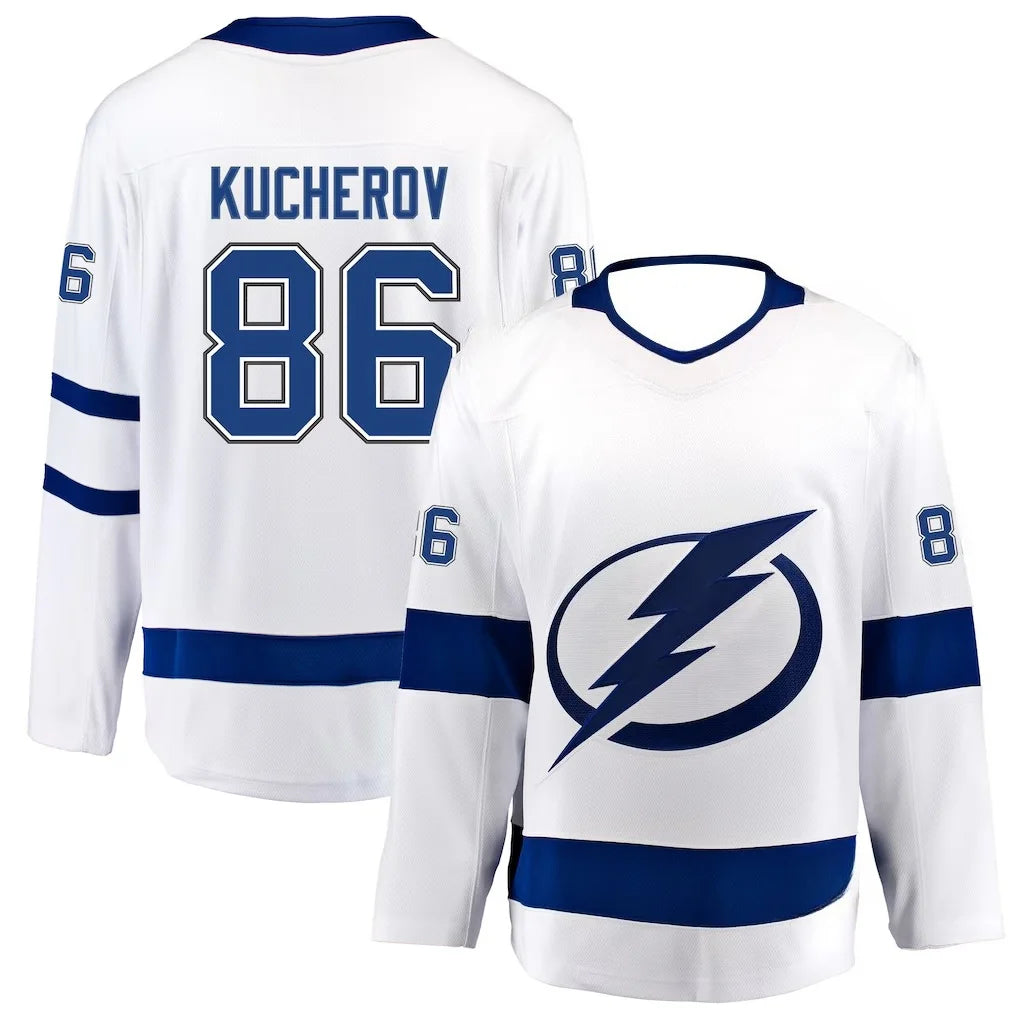 Hockey Jersey | Iconic Lightning Logo Long-Sleeve 3D HD Print Shirt | Unisex Fan Apparel