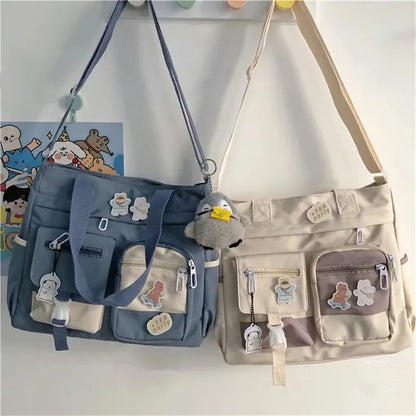 Waterproof Nylon Shoulder &amp; Crossbody Tote for Women