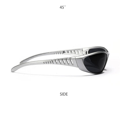 Y2K Silver Sunglasses for Girls