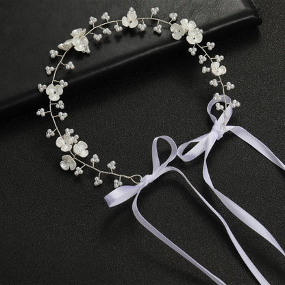 Elegant Crystal &amp; Pearl Bridal Headband for Women