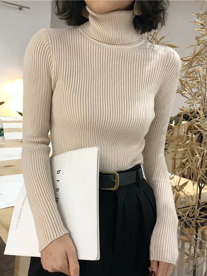 Turtleneck Sweater Women&