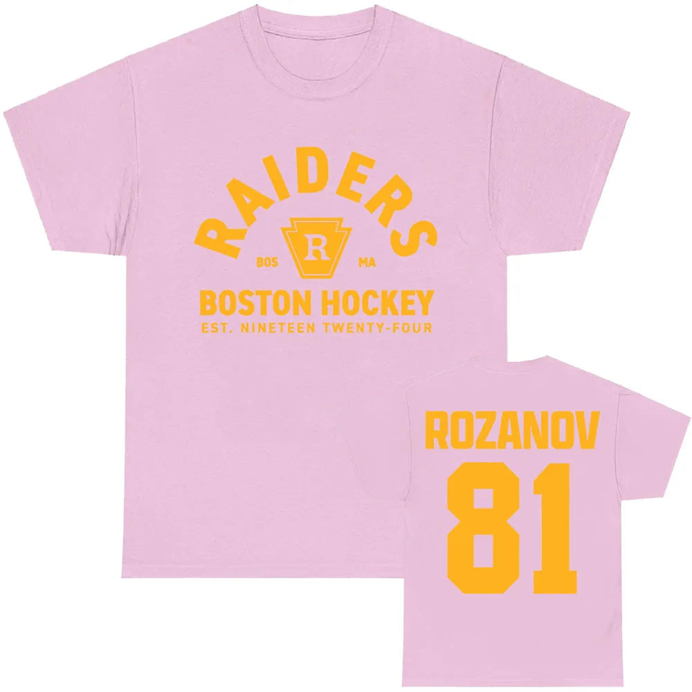 2026 New Rozanov 81 Boston Raiders 100%cotton men&
