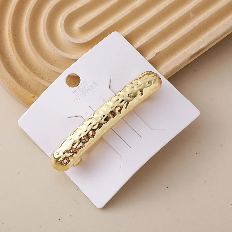 Irregular Golden Metal Hair Band for Women &amp; Girls