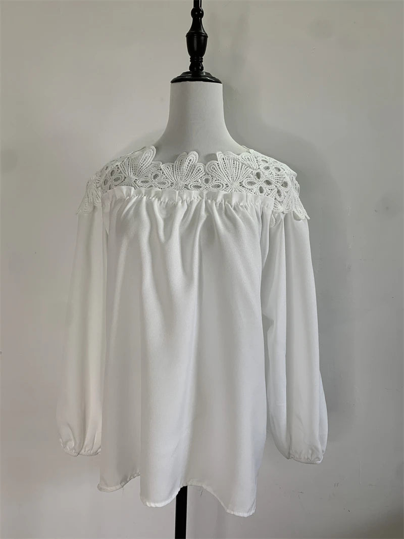 Women’s Loose Fit Long Sleeve O-Neck Top