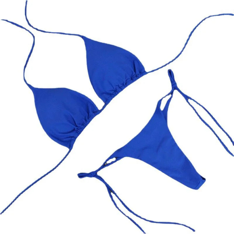 Summer Swimsuit Women’s Sexy Bikini Set with Padded Bra
