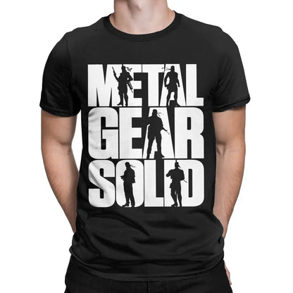 Metal Gear Solid 3 Snake &amp; Raiden Graphic T-Shirt | Cotton Casual Game Tee