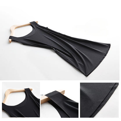 Seamless V-Neck Full Slips Dress for Women