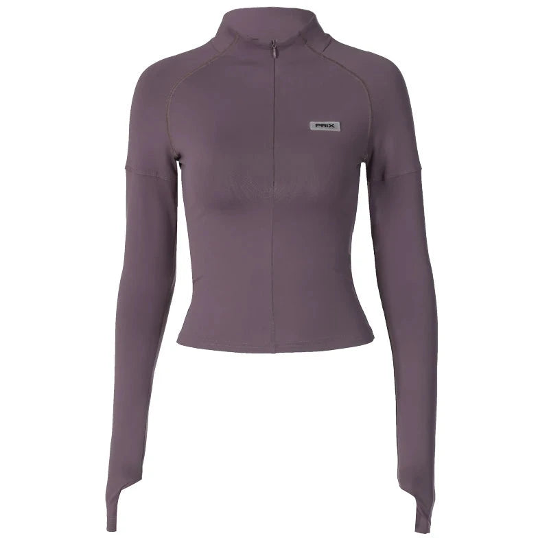 Y2K Zip T-Shirt for Women