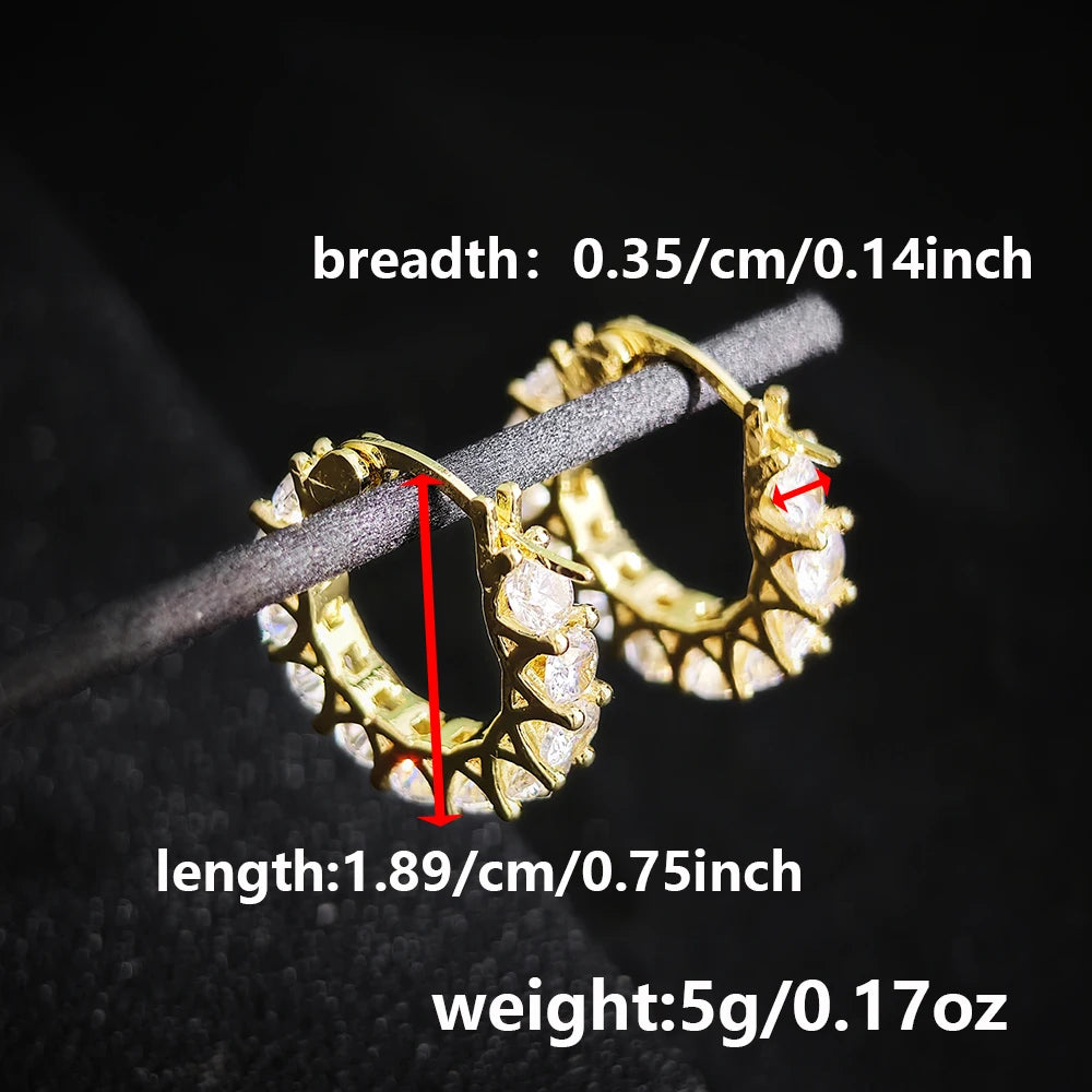 Luxury Rose Gold &amp; Silver Hoop Earrings