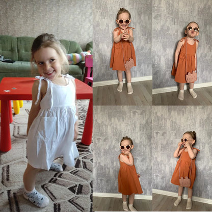Children Girls Summer Casual Dress