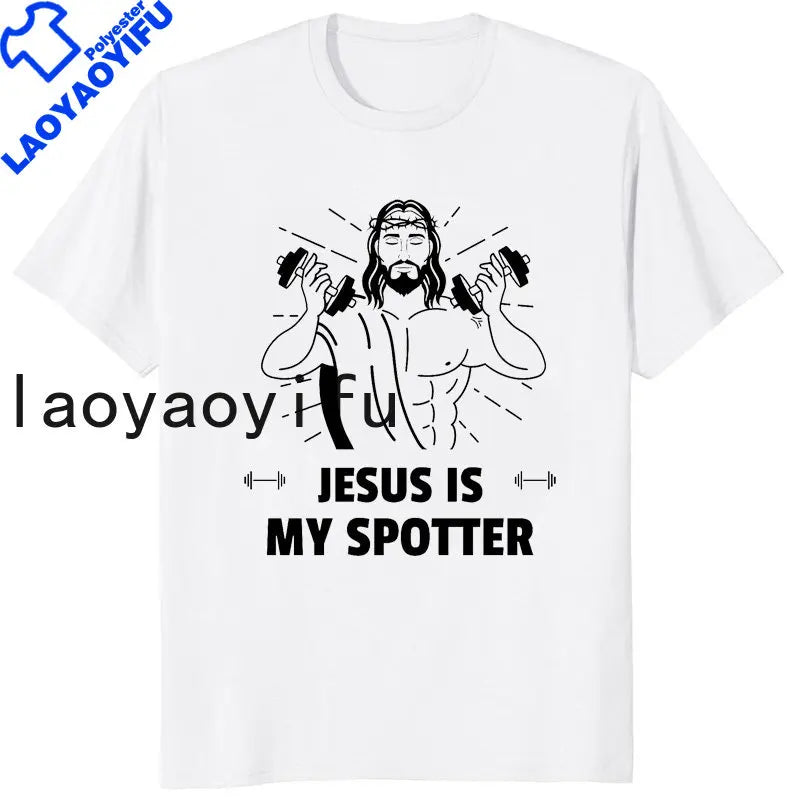 Retro Vintage Jesus Christ Gym T Shirts Men Pure Christian Faith Tee Top Short Sleeved Funny Printed Graphic Tshirt Gift