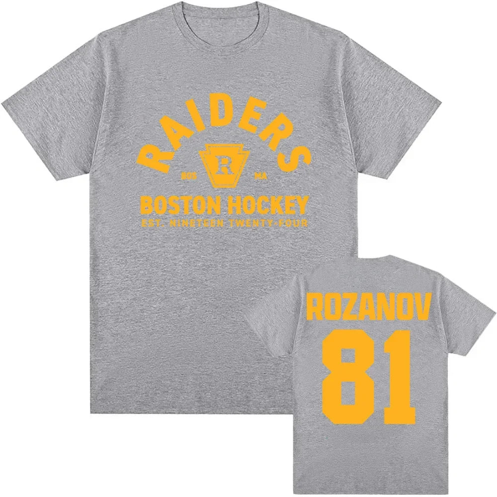 2026 New Rozanov 81 Boston Raiders 100%cotton men&