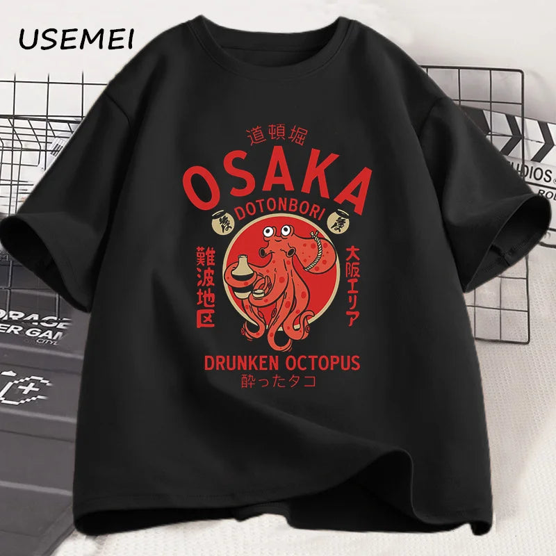 Men’s Casual Animal Print Cotton T-Shirt