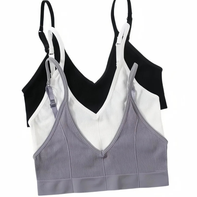 Seamless U Shaped Back Tube Top Bra for Women