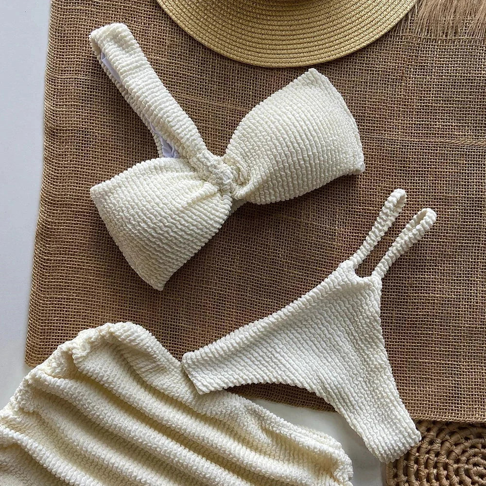 Sexy 3-Piece Micro Bikini Women Swimsuit
