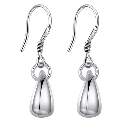 Sterling Silver Heart Stud Earrings for Women