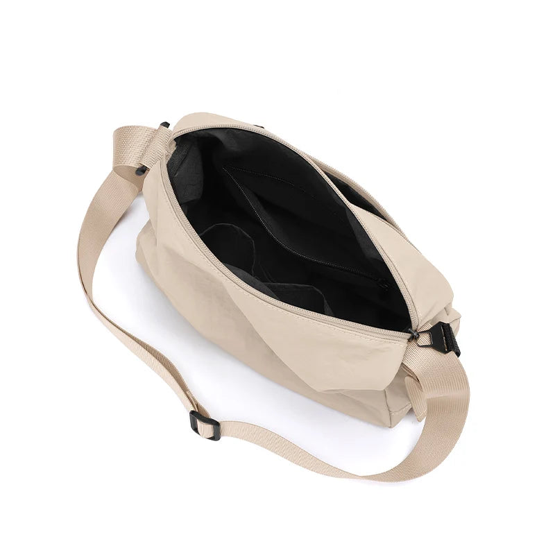 Lightweight Waterproof Crossbody Messenger Bag with Anti-Theft Design