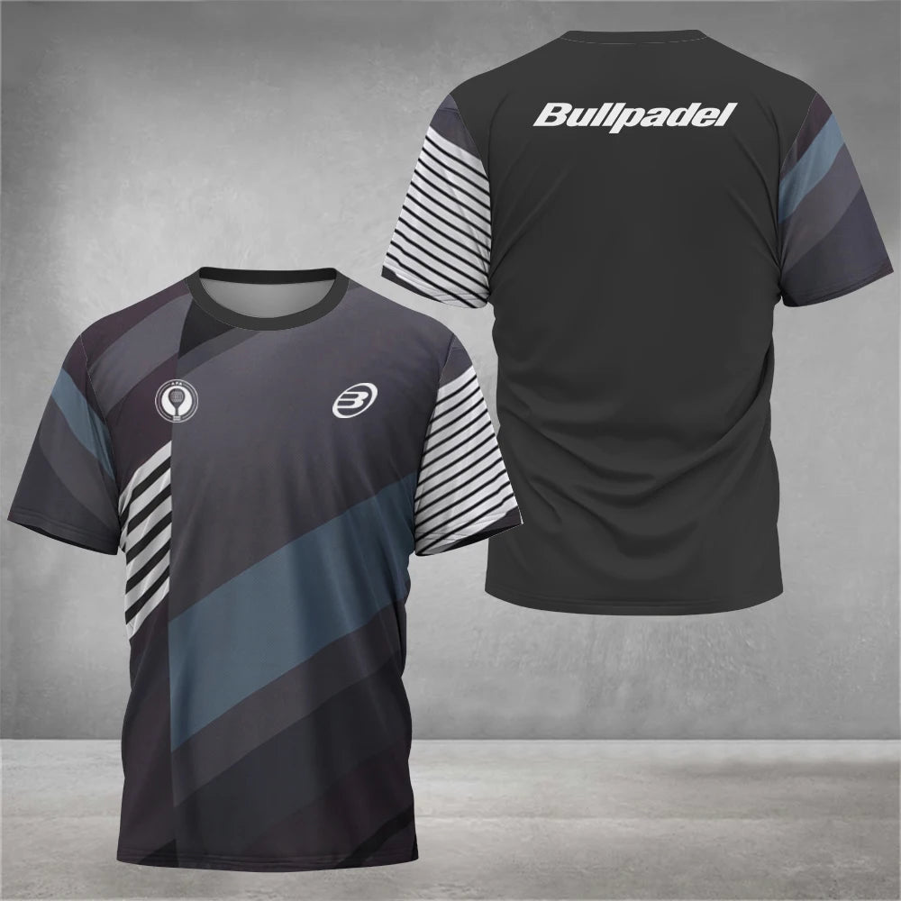 Men’s Padel Quick-Dry Sports T-Shirt | Breathable Summer Fitness Tee