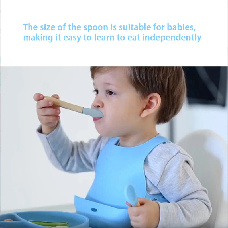 Soft Silicone Baby Feeding Set