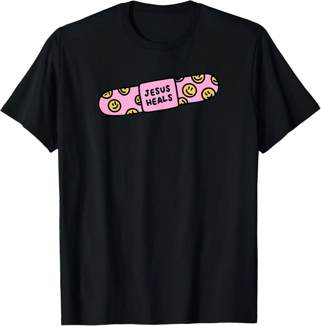 Jesus Heal Funny Christian Faith Healer Healing T-Shirt Print Original Design Gifts T Shirts Vintage T Shirt Camisas