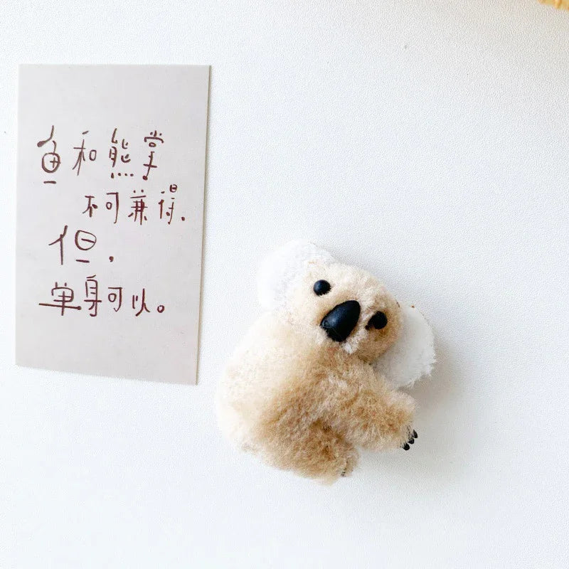 Cute Fluffy Super Plush Koala Bear Hair Clip