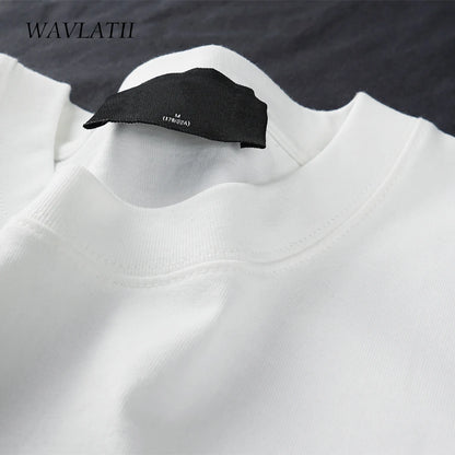 WAVLATII Oversized Summer T-Shirts