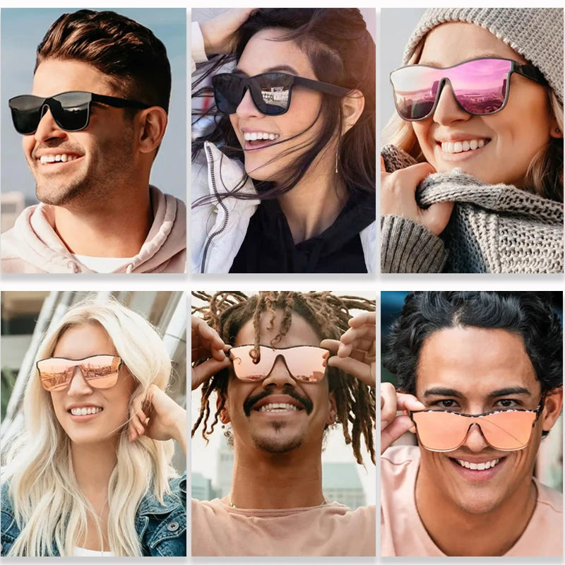 Stylish Square Polarized Sunglasses for Men and Women
