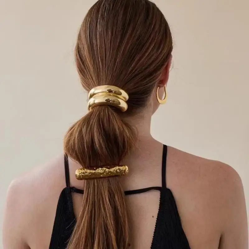 High-Quality Thick U-Shaped Metal Hair Band for Women