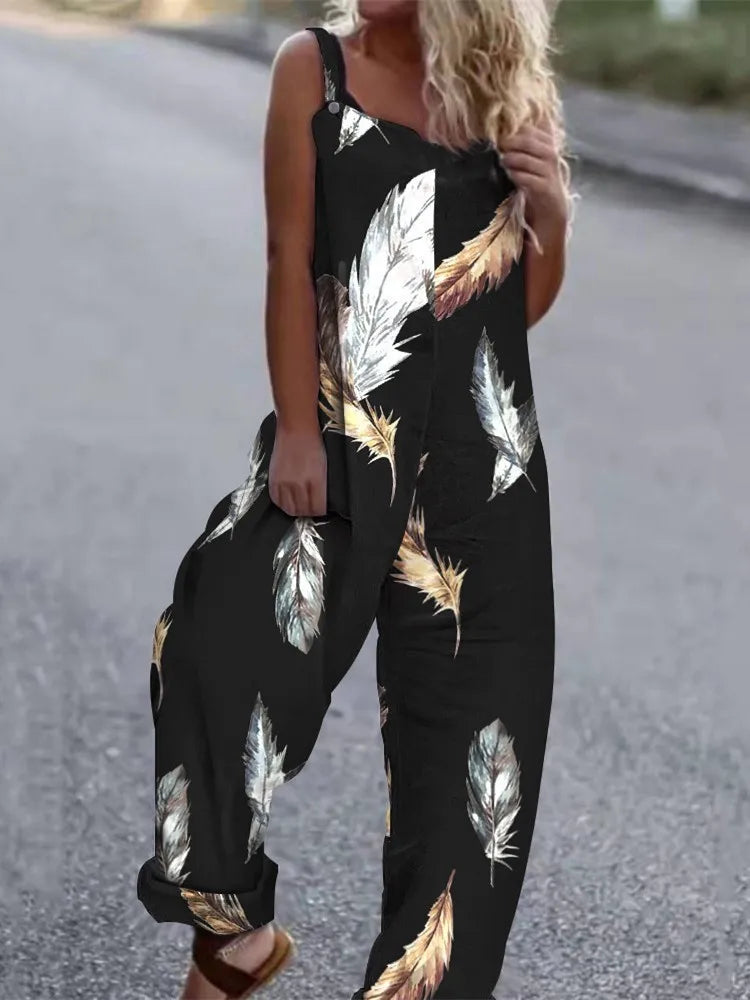 Elegant Vintage Floral Print Women&