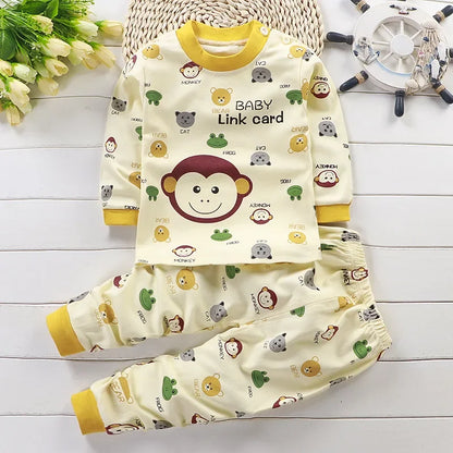 Kids Cartoon Cotton Clothing Set