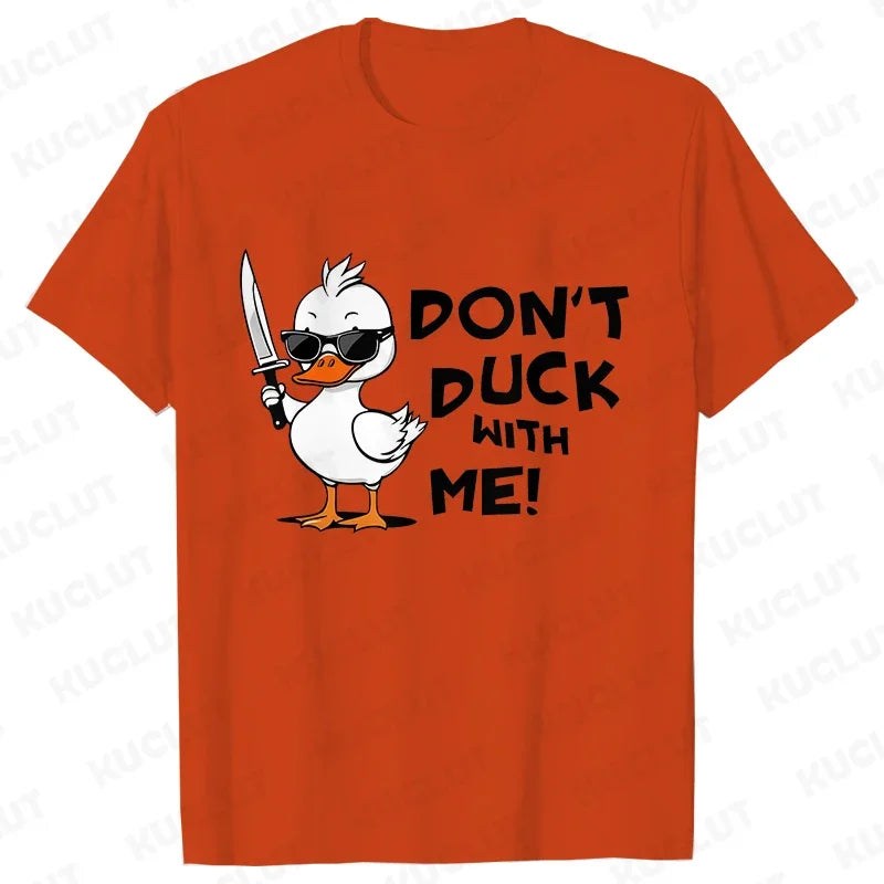 Duck With Knife Graphic T-Shirt | Men&
