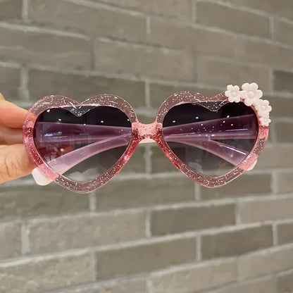 Cute Cartoon Flower Sunglasses – Vintage Kids Eyewear with UV400