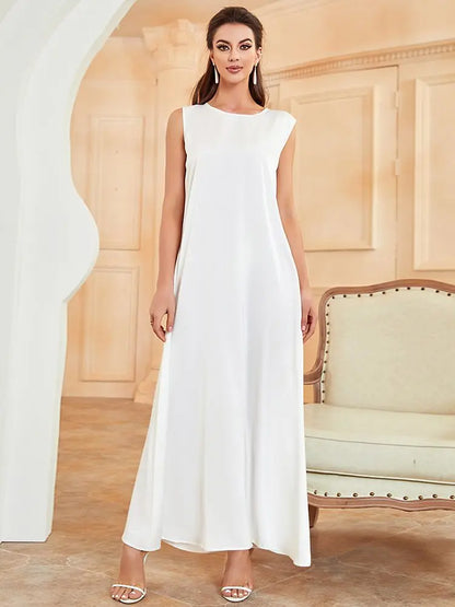 White Ramadan African Islamic Dress
