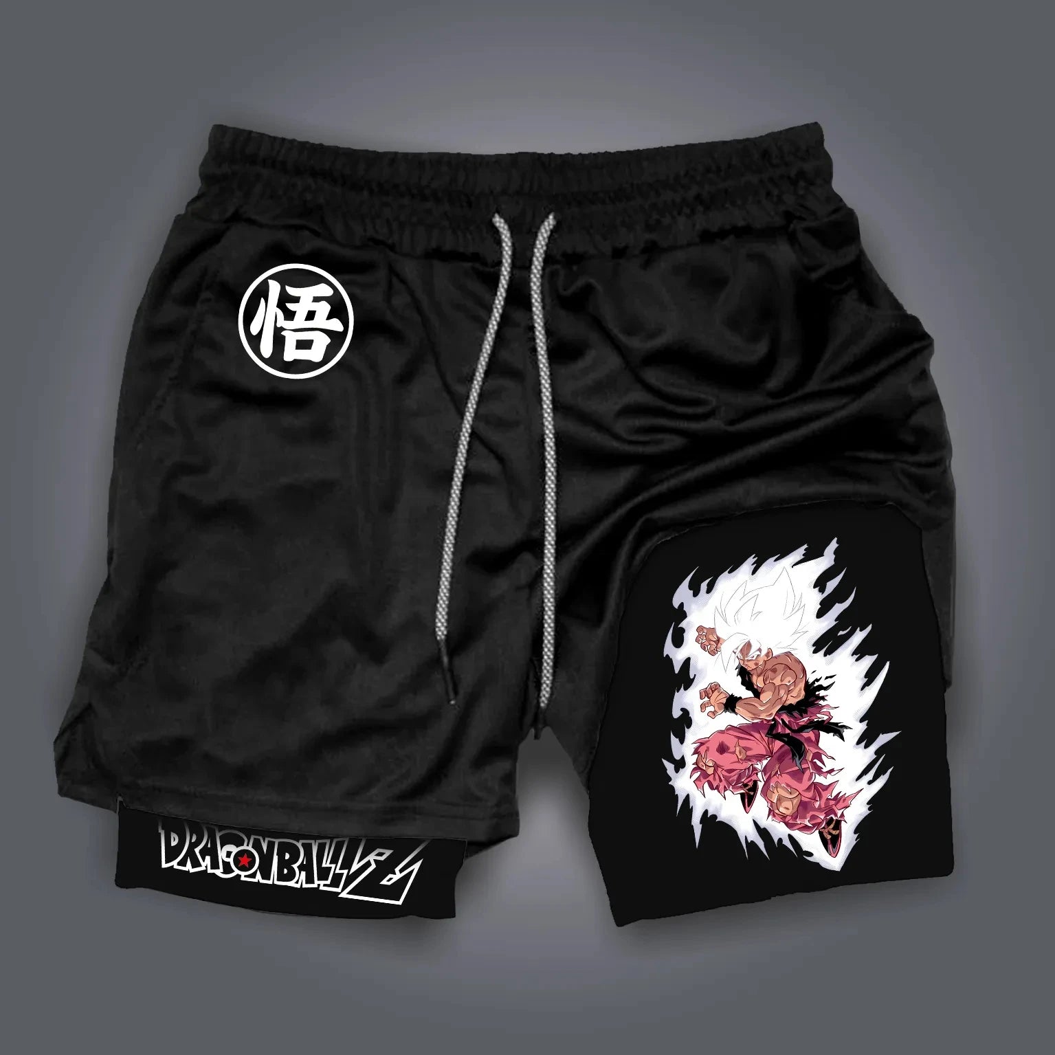 Dragon Ball Anime GOKU Double-Layer Shorts | Sporty Summer Men’s Breathable Pants