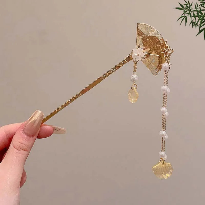 Handmade Floral Hairpin for Women