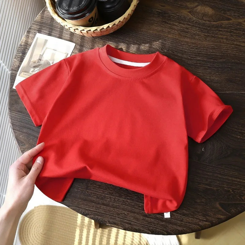 Kids Cotton Summer T-Shirt – Short Sleeve Casual Top