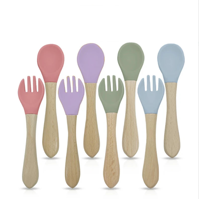 Soft Silicone Baby Feeding Set