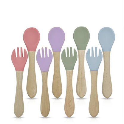 Soft Silicone Baby Feeding Set