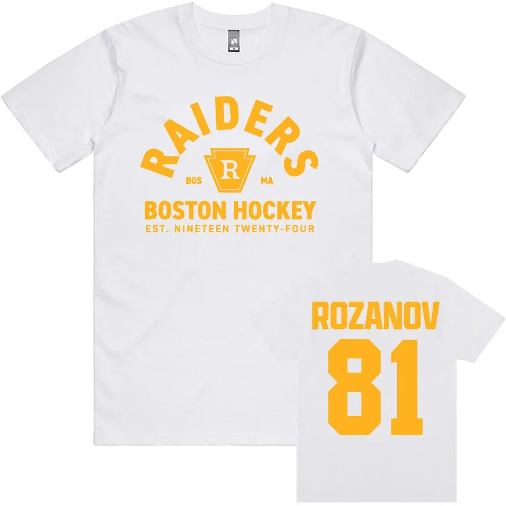 2026 New Rozanov 81 Boston Raiders 100%cotton men&