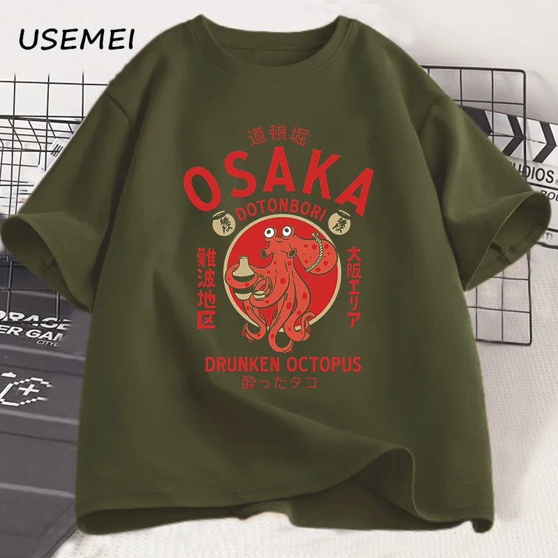 Men’s Casual Animal Print Cotton T-Shirt