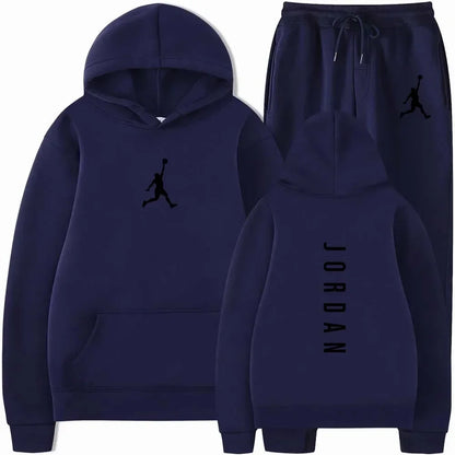 2025 Spring and autumn outdoor fitness basketball casual sportwear set fashion men&