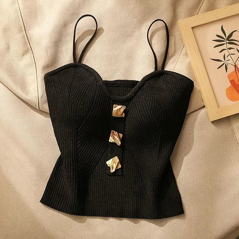 Summer Cross-Knit Suspender Women&