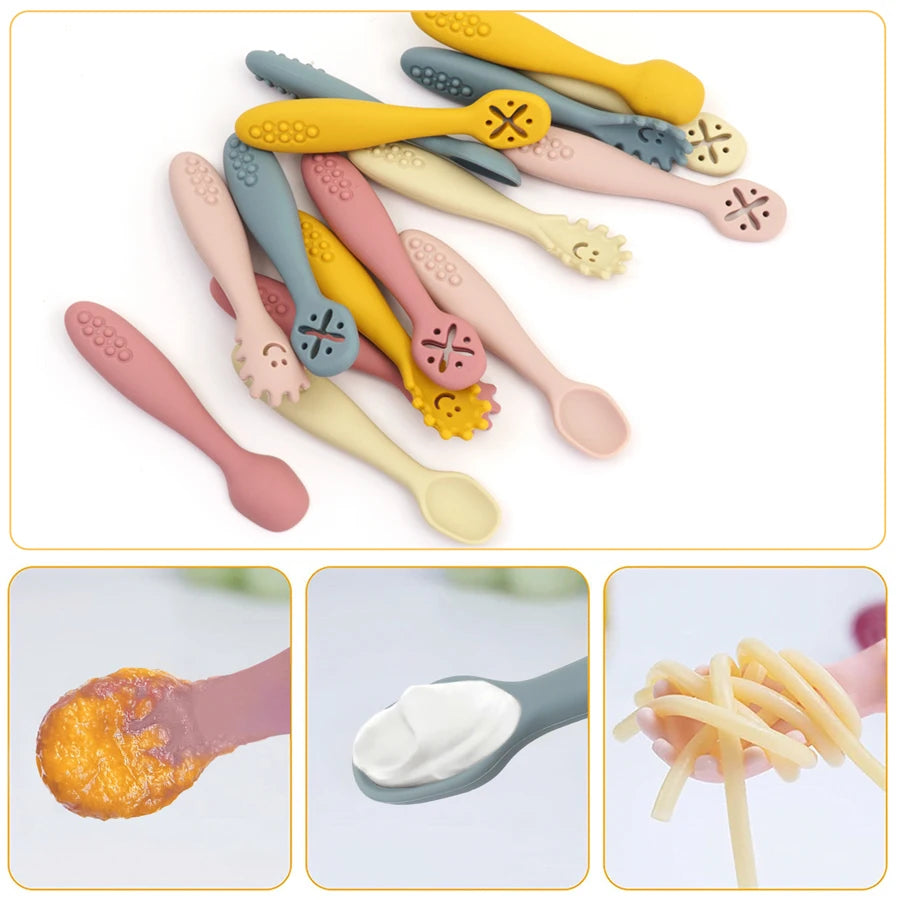 Silicone Baby Utensils Set