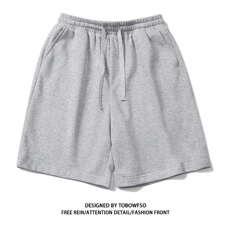 100% Cotton Simple High Street Shorts Men&
