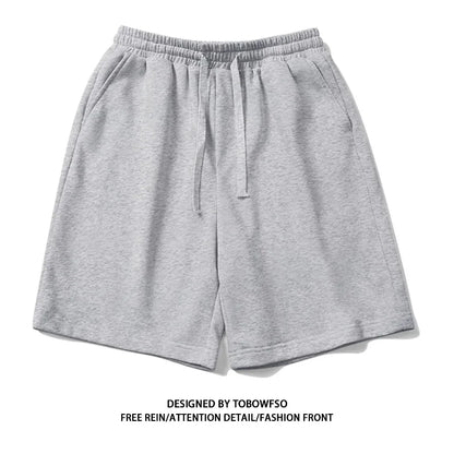 100% Cotton Simple High Street Shorts Men&